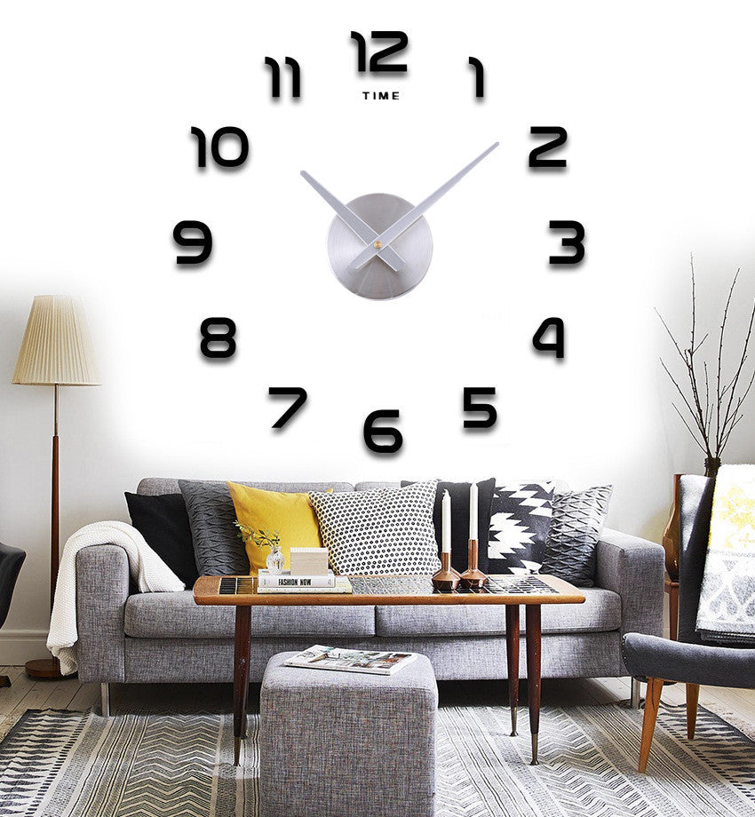 Reloj de Pared Grande Creativo de Acrílico DIY (Estilo Nórdico)