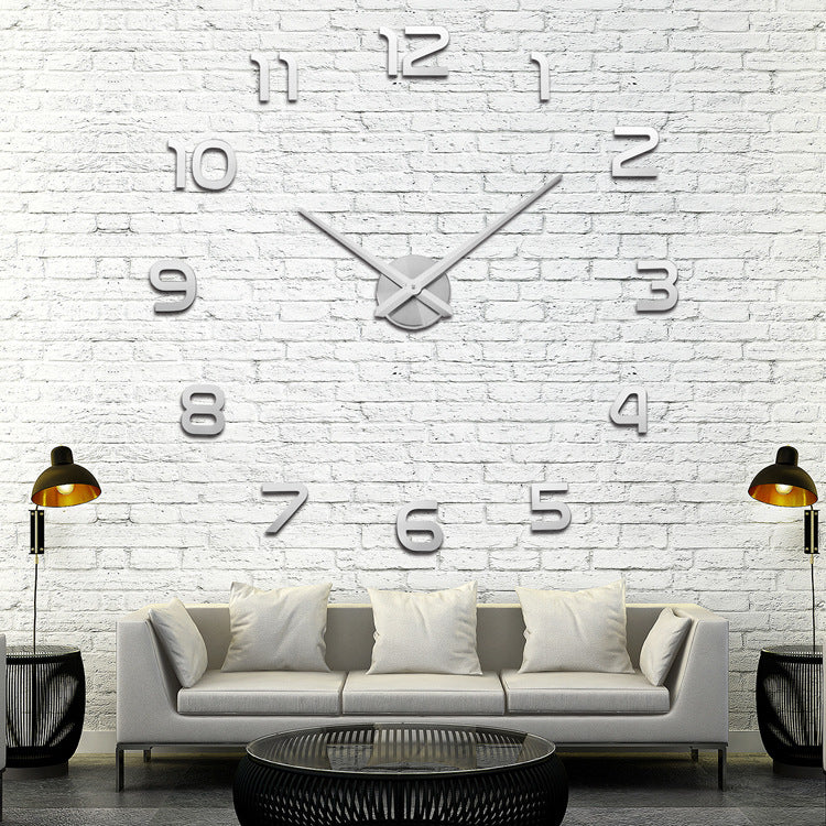 Reloj de Pared Grande Creativo de Acrílico DIY (Estilo Nórdico)