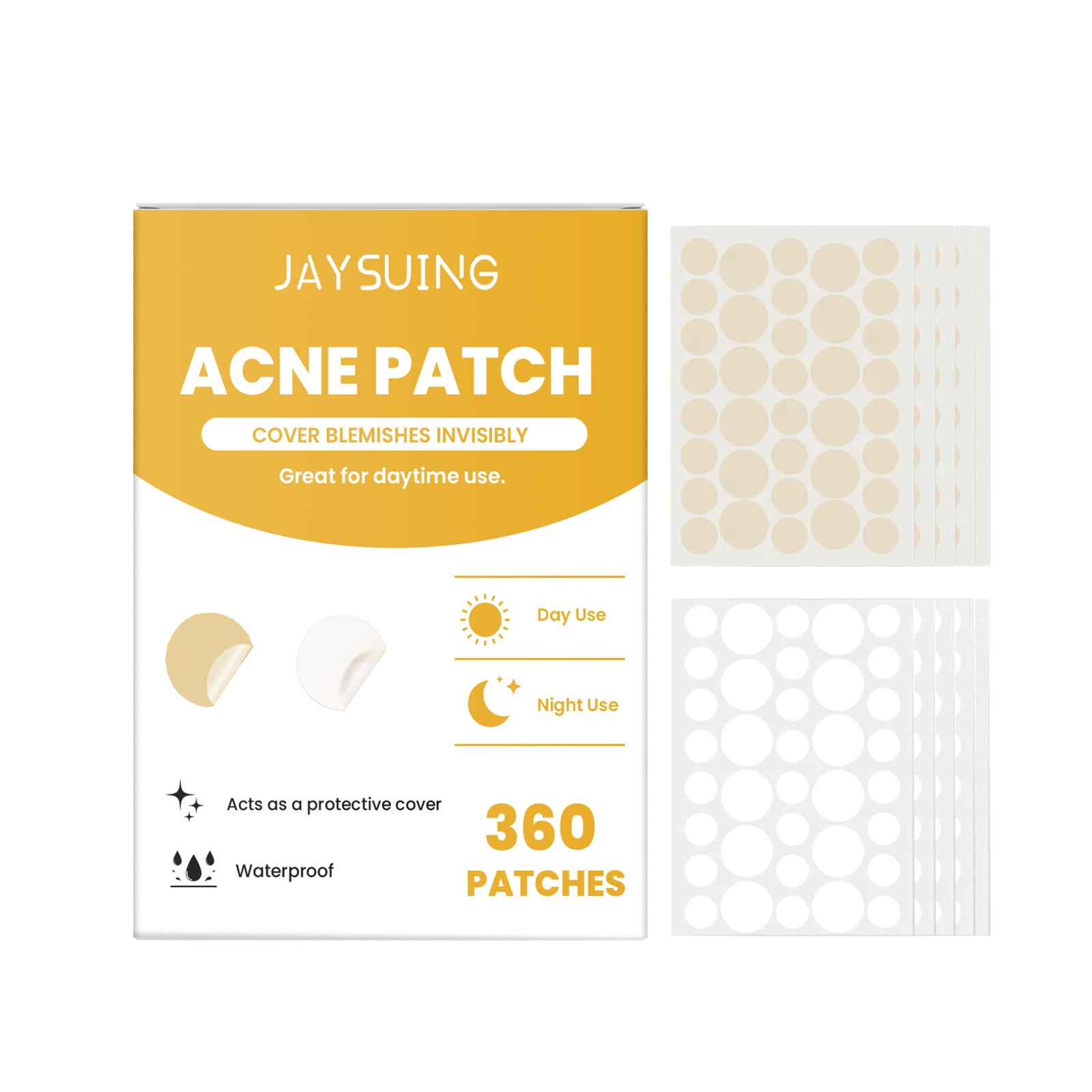 Day And Night Acne Patch Acne Removal Skin Care Facial Cover Acne Invisible Acne Patch