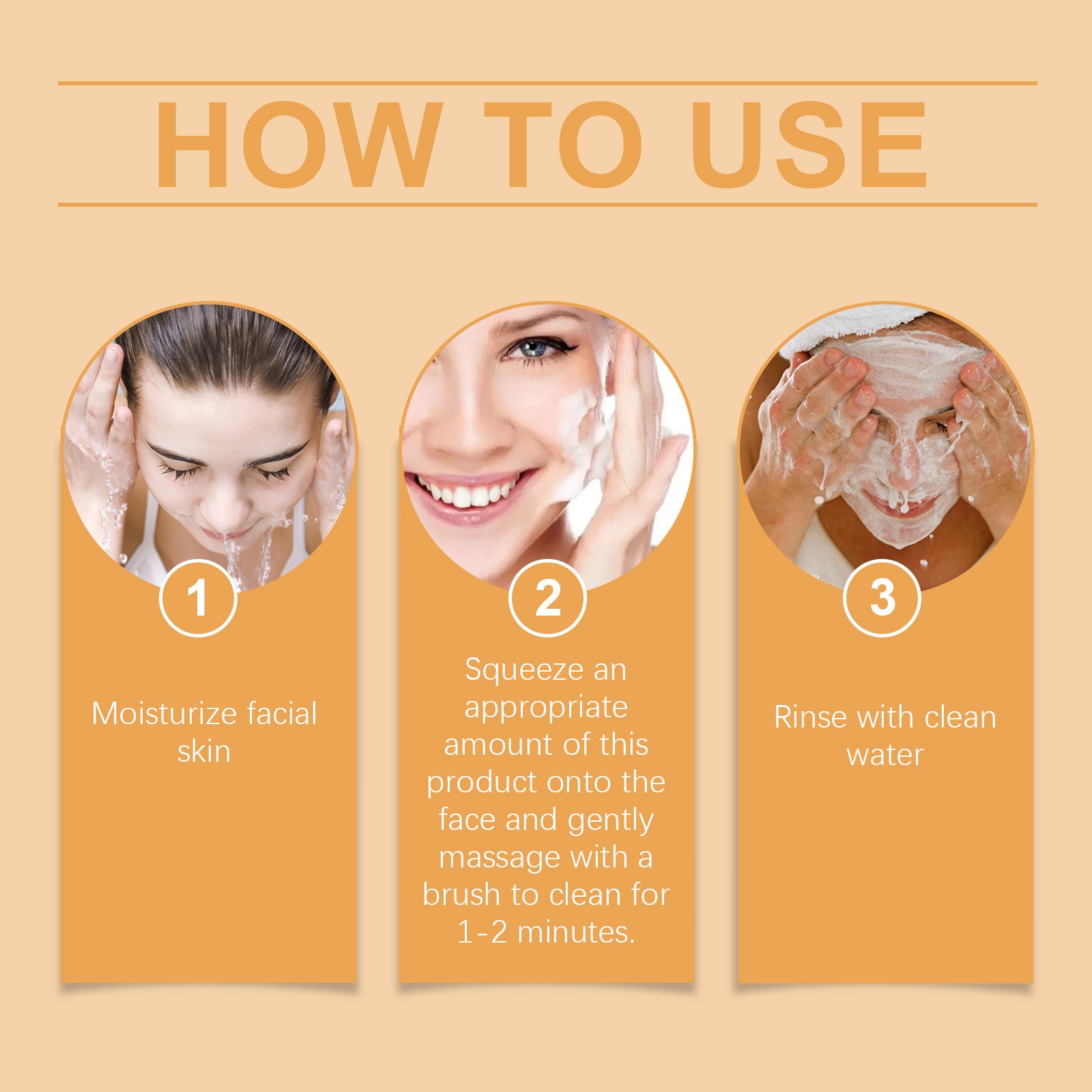 West&Month Turmeric Foam Cleanser Gentle Cleansing Pore Cleanser Refreshing Moisturizing Moisturizing Cleanser
