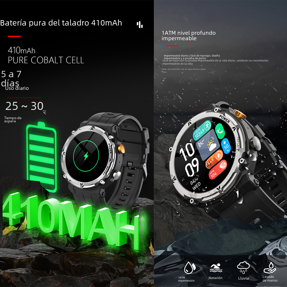 Reloj Inteligente C21 Pro, con Llamada Bluetooth y Monitor de Ritmo Cardíaco