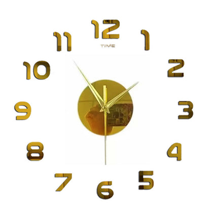 Reloj de Pared Grande Creativo de Acrílico DIY (Estilo Nórdico)